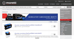 Desktop Screenshot of morettiparts.pl